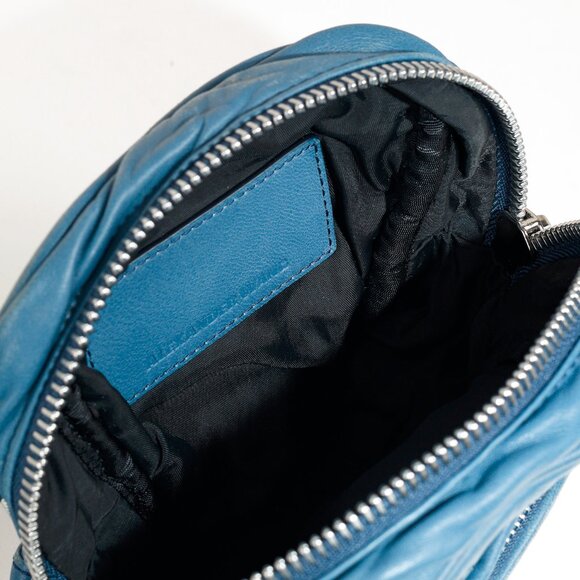 Alexander Wang Mini Brenda Blue Leather Crossbody Bag - Picture 8 of 9